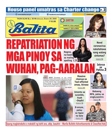 Mga Bagong Balita Sa Pilipinas Ngayon Araw