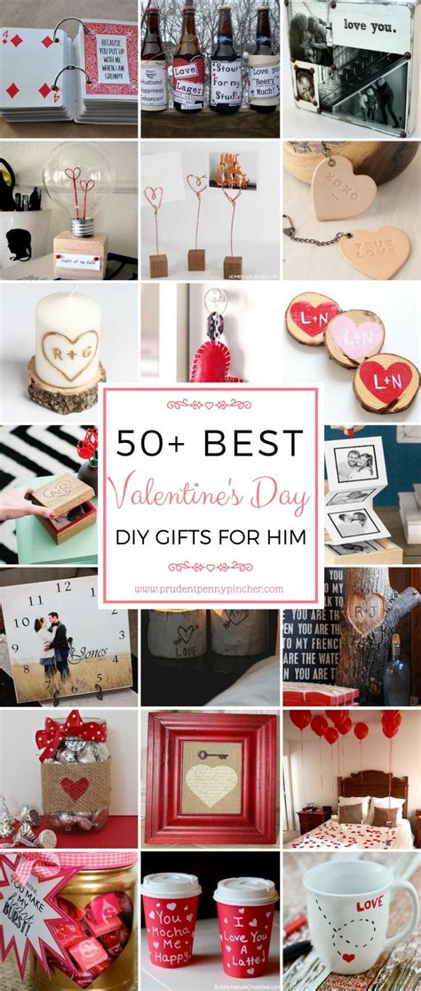 Diy Valentines Day Gifts For Him Prudent Penny Pincher