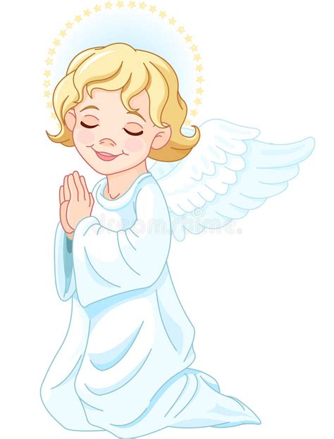 Praying Angel Stock Vector Image Of Symbol Praying 27377910