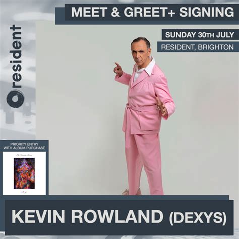 Dexys The Feminine Divine Signing With Dexys Frontman Kevin Rowland Resident