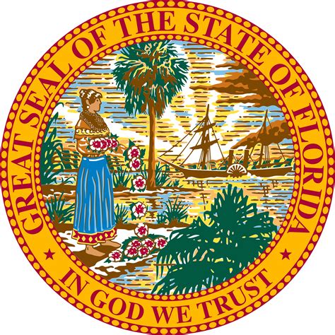 Florida State Seal PNG & SVG Vector - Freebie Supply
