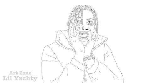 How To Draw Lil Yachty Youtube