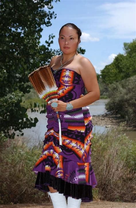 Traditional Authentic Native Designs By Irene Begay Navajo Native American Fashion Native