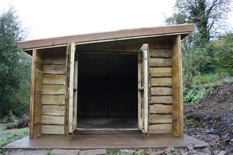 Rustic Shed Double Doors The Wooden Workshop Bampton Devon The