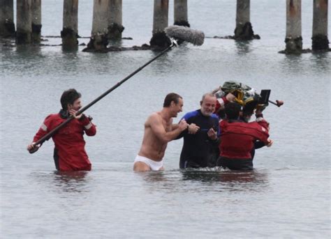 Jude Law Wears Tighty Whities To Film The New Pope In The Sea Metro News