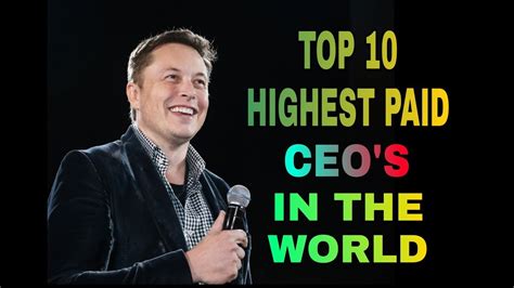 Top 10 Highest Paid Ceos In The World Youtube