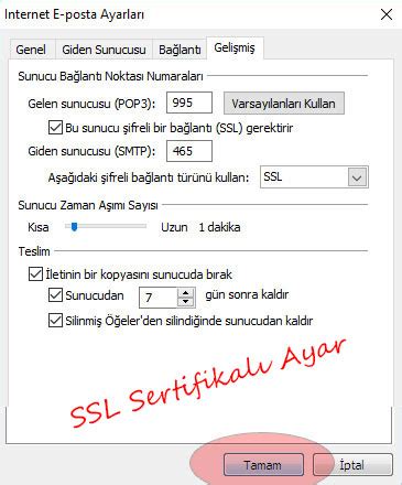 Microsoft Outlook 2010 İçin Mail Ayarları