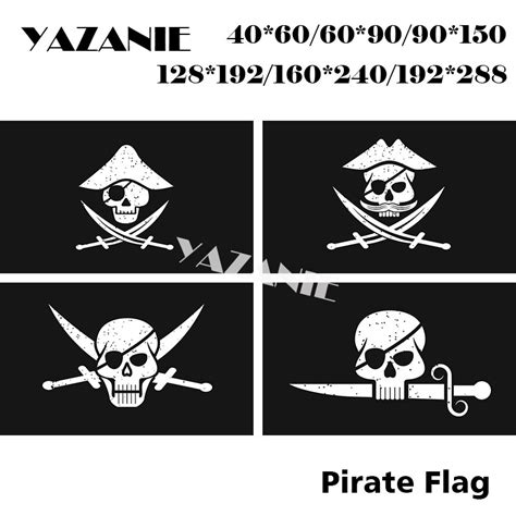 Garden Décor Items Skull Crossbones Pirate Flag Jolly Roger Large