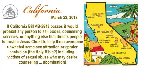California Law About Sex Bill Ab 2943 Jesus Our Blessed Hope