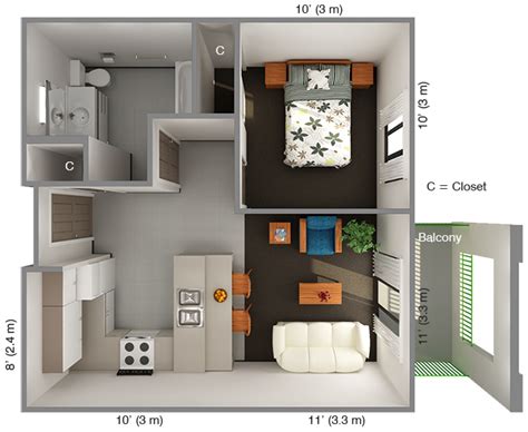 See more ideas about apartment layout, apartment floor plans, one bedroom apartment. Awesome 1 Bedroom Apartment Layouts 12 Pictures - Home ...