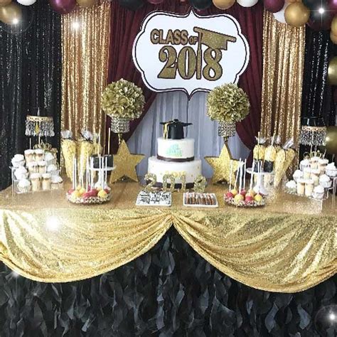 Black And Gold Table Decorations Graduationcake ★ Graduation Is So Soon And It Means That It