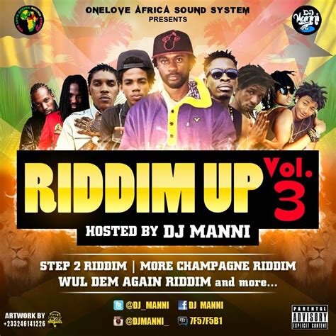 dangles graphics dj manni riddim up vol 3 cover designed by dang mixtape cover dj