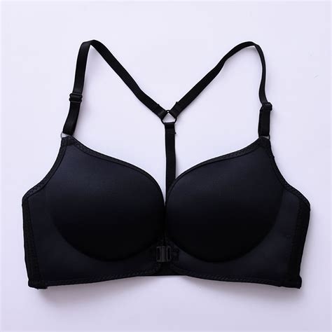 Buy Beautiful Back Sexy Front Buckle Bra No Steel Ring Gathered Bra Underwear Female Thickness