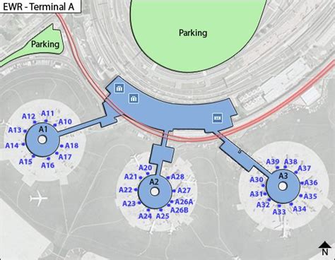 Newark International Airport Terminal Map