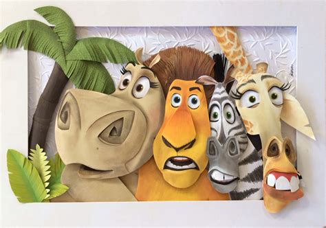 Madagascar Paper Sculpture On Behance