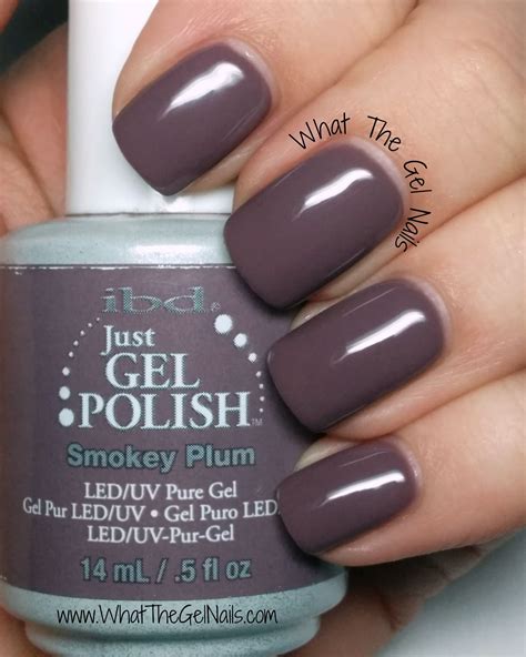 Ibd Smokey Plum Plus More Ibd Just Gel Colors Fall Gel Nails