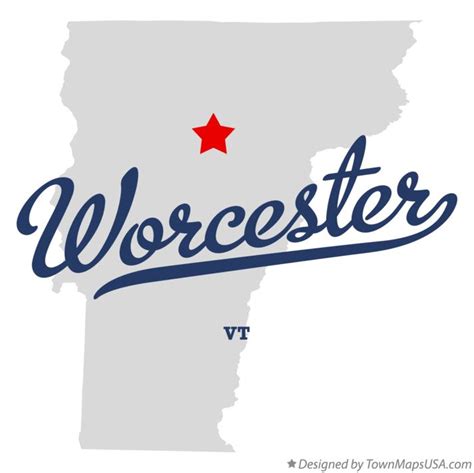 Map Of Worcester Vt Vermont