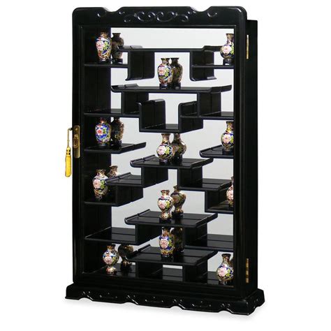 Shop for curio cabinets display cases at walmart.com. Rosewood Wall Curio Display Cabinet To display the heads ...