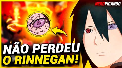 Sasuke NÃo Perdeu O Rinnegan E Eu Vou Provar Mangá De Boruto Youtube