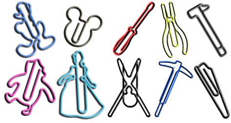 Shaped Paper Clips Decorative Paper Clips Duoduo Artandcraft