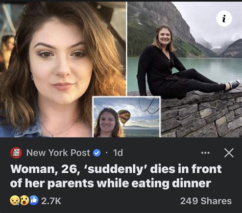erin elizabeth health nut news 🙌 on twitter sweet dani just died suddenly she was barely 26