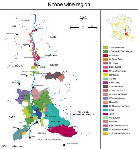 France Map Of Vineyards Wine Regions