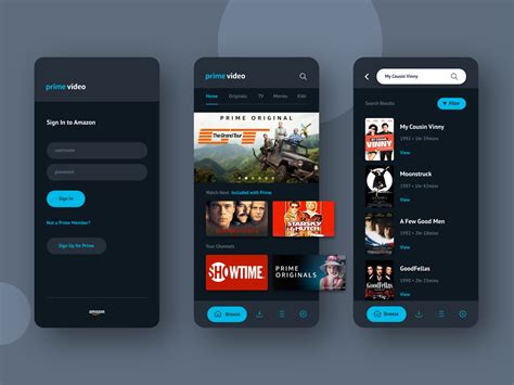 Amazon Prime Video App Redesign Amazon Prime Video App Prime Video