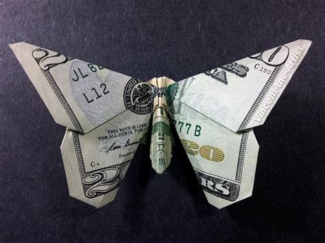 Butterfly Money Origami Dollar Bill Animal Insect Cash Etsy In 2020