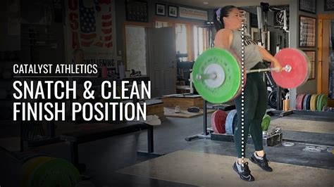 Finish Position Of The Snatch And Clean Olympic Weightlifting Technique