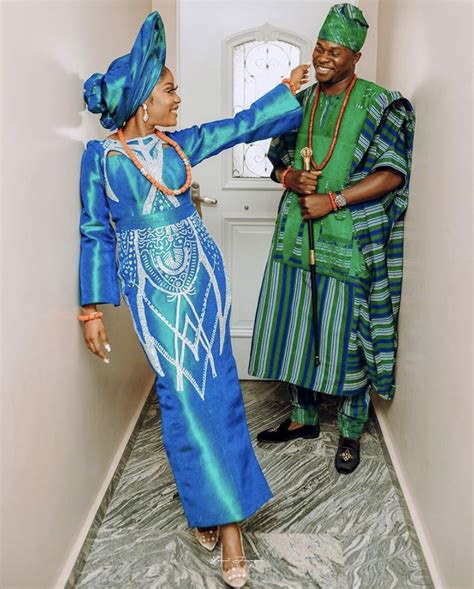 Yoruba Couple Outfit Inspiration Yoruba Weddings Traditional Wedding