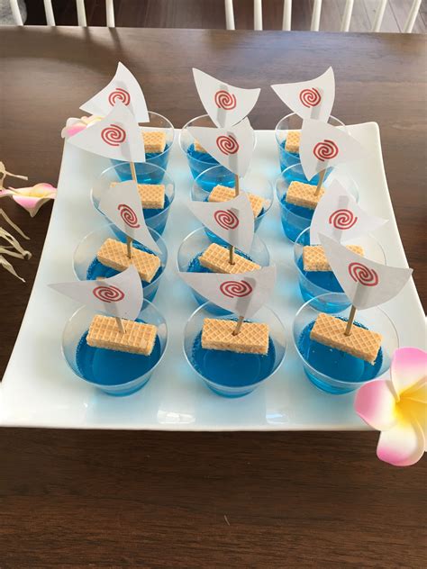If so, throw a moana birthday party and be sure to incorporate the beautiful bright colors, gorgeous ocean scenes, lush foliage, and precious treasures that moana's village has to offer. Lexi's 3rd birthday moana jello boat diy # ...