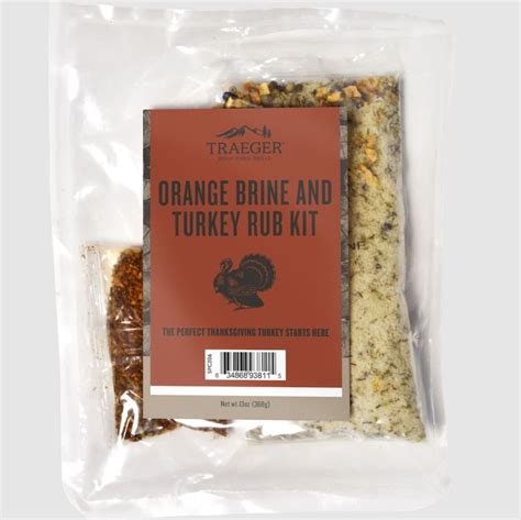 Traeger Orange Brine Turkey Rub Kit Modern BBQ Supply