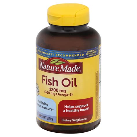 Nature Made Fish Oil 1200 Mg Liquid Softgels Hy Vee Aisles Online