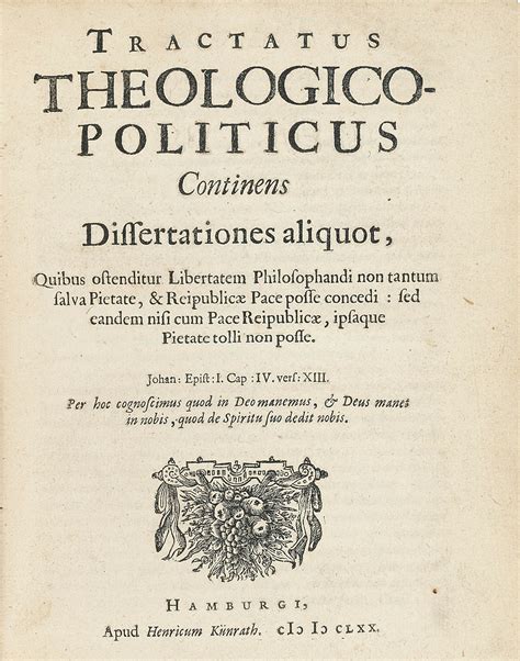 Spinoza E A Questão Da Exterioridade Uma Leitura Do Tratado Teológico
