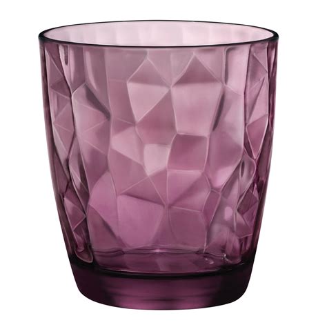 Diamond Water Tumblers Purple At Drinkstuff