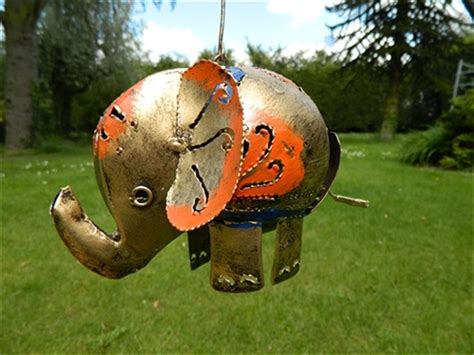 Standard tea light candle fits in saddle. Elephant Tea light Hanging Candle Holder Metal Elephant ...