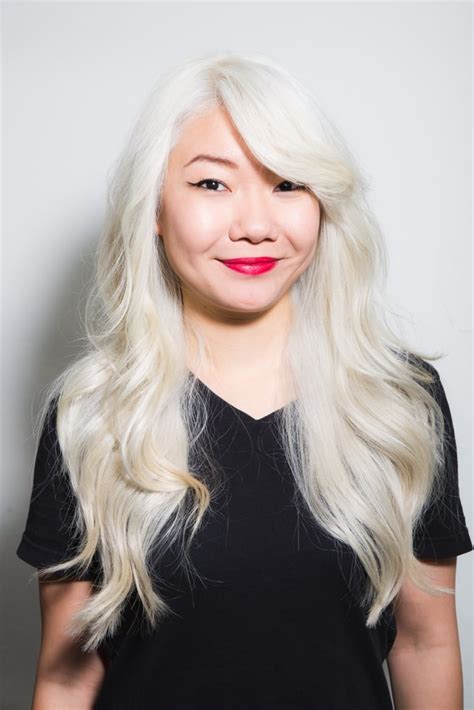 It poofs out when it short so i have to leave it long but it. How to Dye Asian Hair Blonde | POPSUGAR Beauty Australia