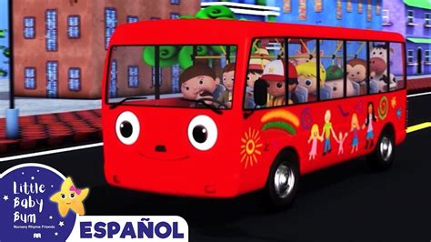 Las Ruedas Del Autobús Girando Van Canciones Infantiles Dibujos
