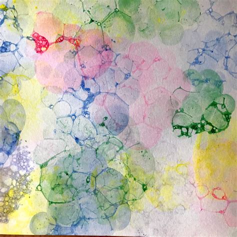 How To Bubble Painting Magic Garden