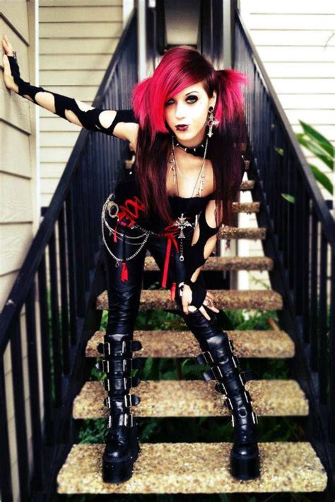 Goth Punk Emo Punk Girls Alt Girls Dark Beauty Goth Beauty Dark Fashion Gothic Fashion
