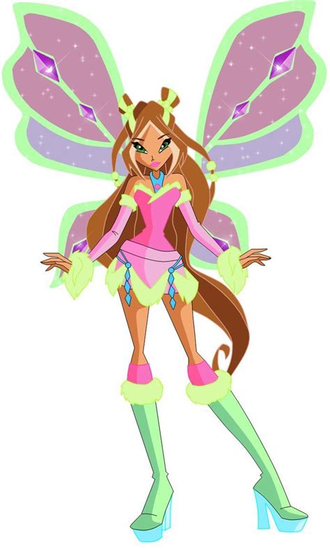 Flora Fairy Of Nature Lovix Winx Club Magical Girl Aesthetic Les Winx