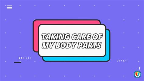 Taking Care Of My Body Parts Sciencegrade 1 Youtube
