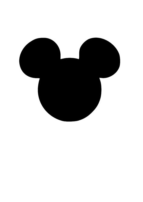 Mickey Mouse Silhouette Clipart Free Clip Art Images