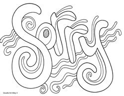 Saying you're sorry is more difficult for some than others, but it is important that what you say is sincere and heartfelt. Saying Im Sorry Coloring Pages Coloring Pages