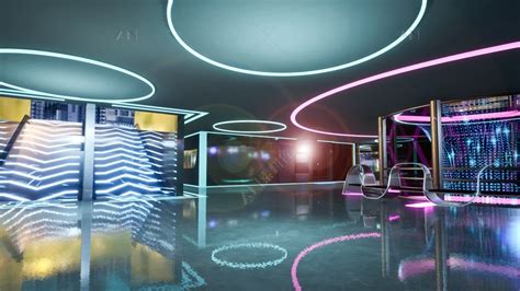 虚幻5ue4科幻未来公寓sci Fi Apartment Modular Futuristic An素材库