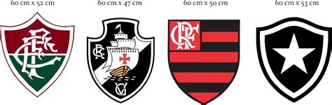 Fluminense e botafogo medem forças no estádio club de regatas vasco da gama, num jogo para a 32ª jornada da serie a. Adesivo Parde Escudo Flamengo Fluminense Vasco Botafogo ...