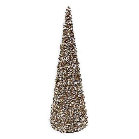 Bee And Willow Home Glitter Cone Tree In Bronze Bed Bath And Beyond