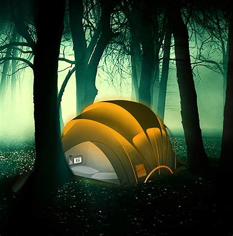 This Solar Tent Has Heated Floors Wi Fi And It Illuminates At Night