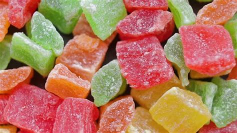 Close Up Of Candied Fruit Mix Rotating Stock Footage Videohive