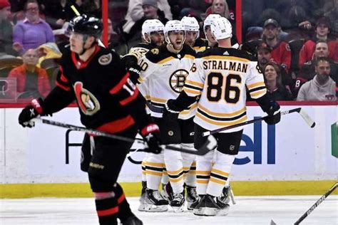 Boston Bruins Receiving Contributions Throughout Their Lineup Black N